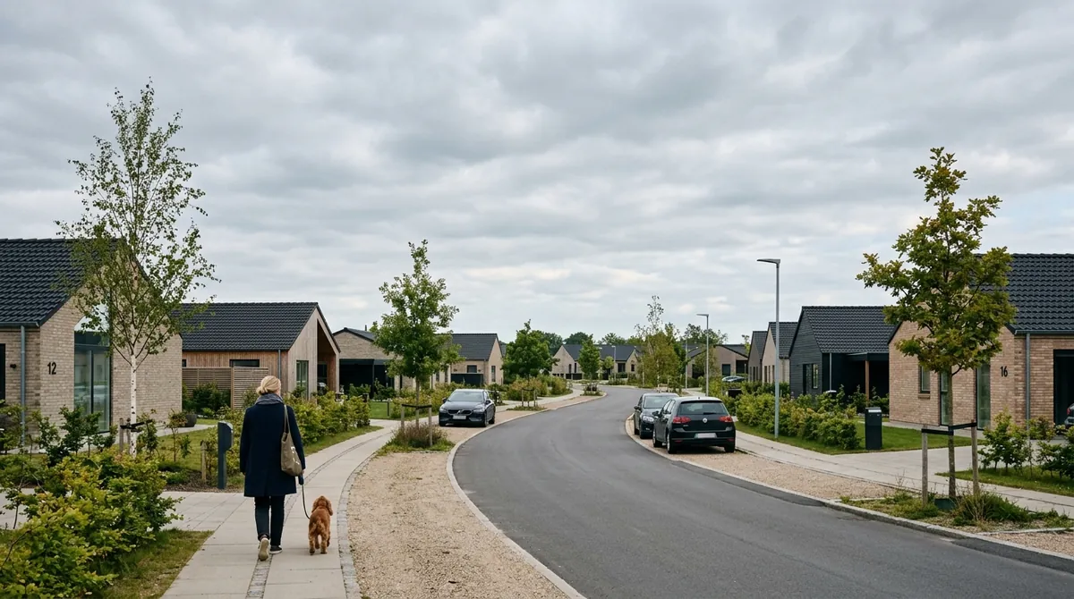 Boligkvarter i Midtjylland